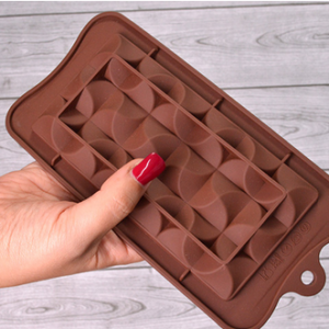 molde de chocolate rectangular
